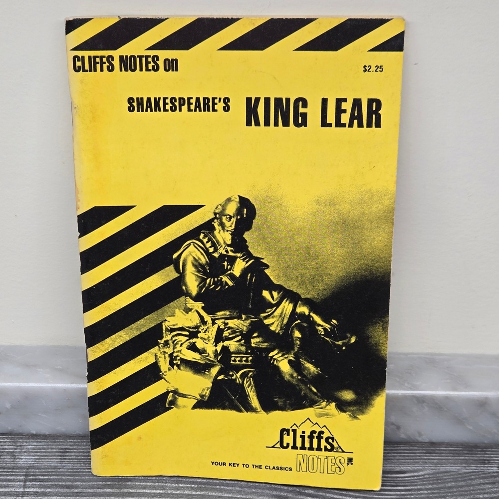 VTG Cliffs Notes Shakespeare King Lear Study‎ Guide Paperback ISBN 0822000415